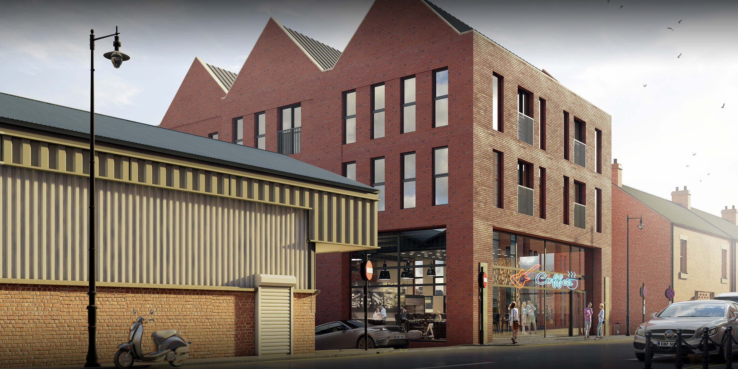 Cotton Mill Row, Sheffield CODA Architecture